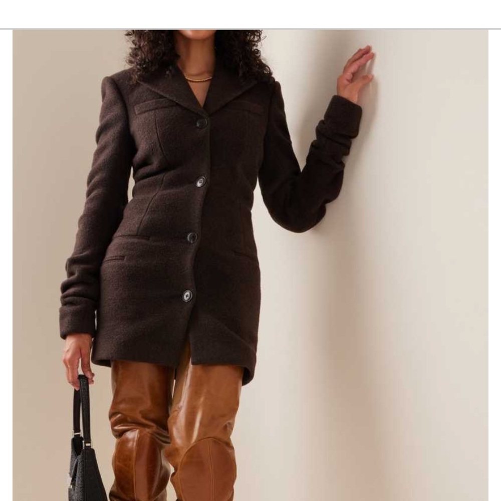 Alexander Wang fitted wool jacket